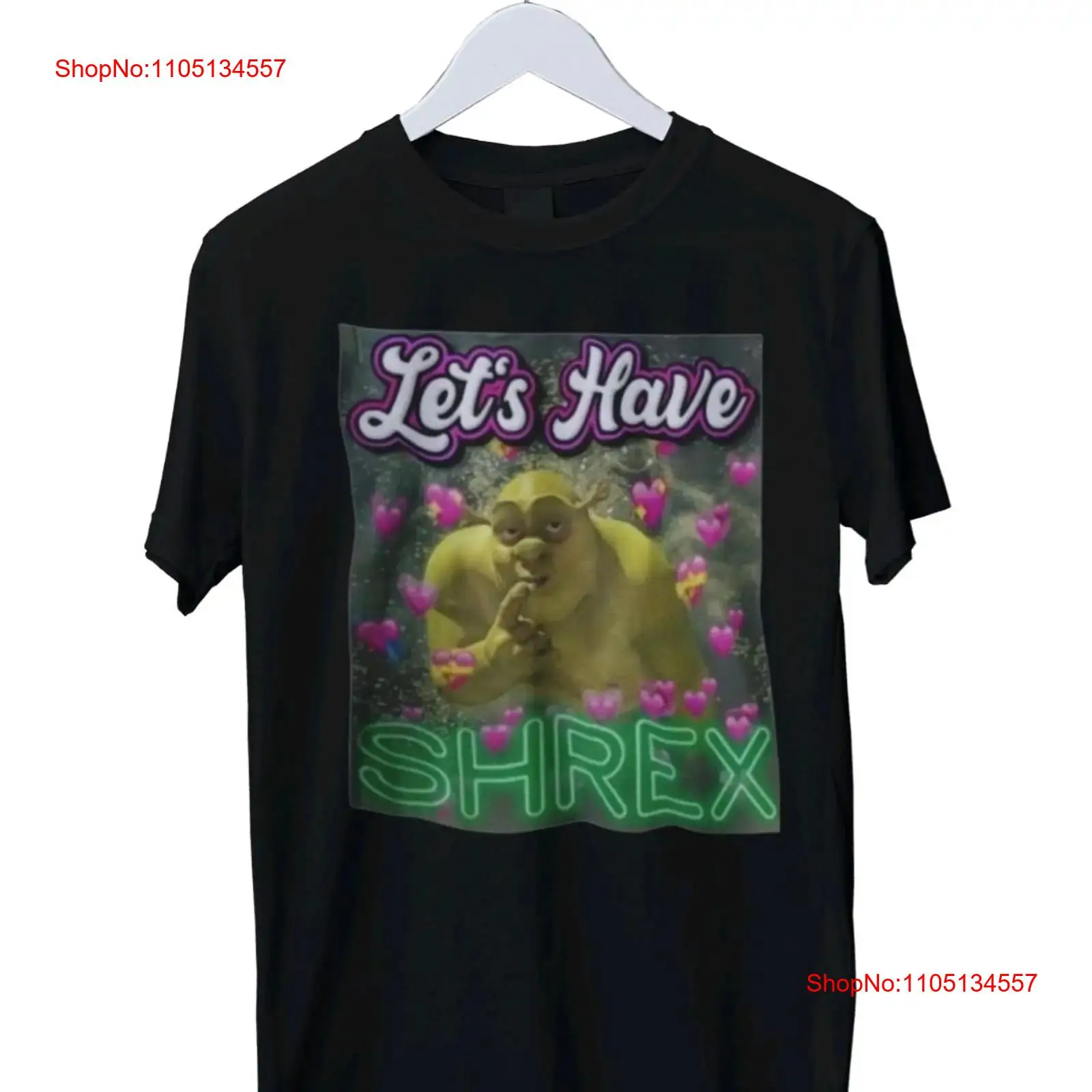 Street Fashion Mood - เสื้อยืดลายมีม Shrex สุดฮา ไซส์ S M