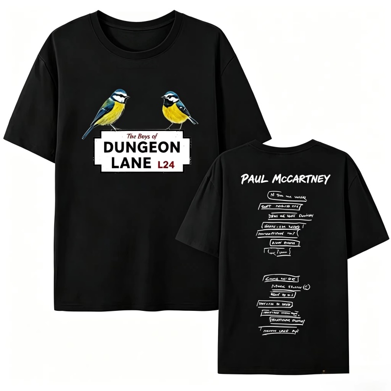 Street Fashion For Boy - เสื้อยืดอัลบั้มใหม่ The Boys of Dungeon Lane