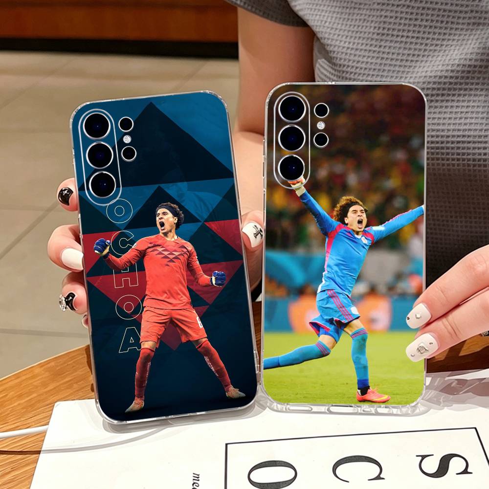 Street Fashion Official - G-Guillermo Ochoa เคสโทรศัพท์สำหรับซัมซุง S25,S24,S21,S22,S23,S30,Ultra,S20,Plus,Fe,Note,10,9,5G ฝาครอบโปร่งใส