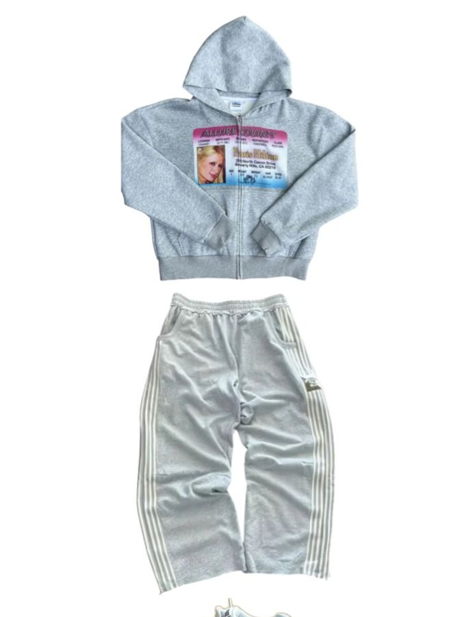 ชุดเซ็ตเสื้อฮู้ดดี้และกางเกงสเ - Italy Fashion Street บทวิจารณ์และราคา