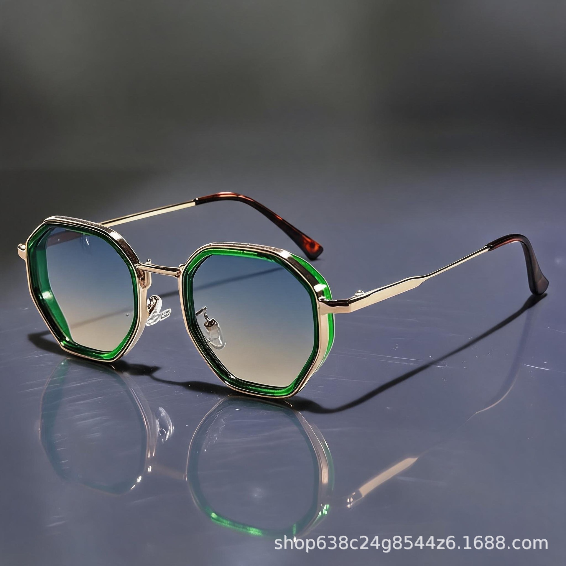 แว่นกันแดดทรงเหลี่ยมโลหะสไตล์เ - Italy Fashion Street บทวิจารณ์และราคา