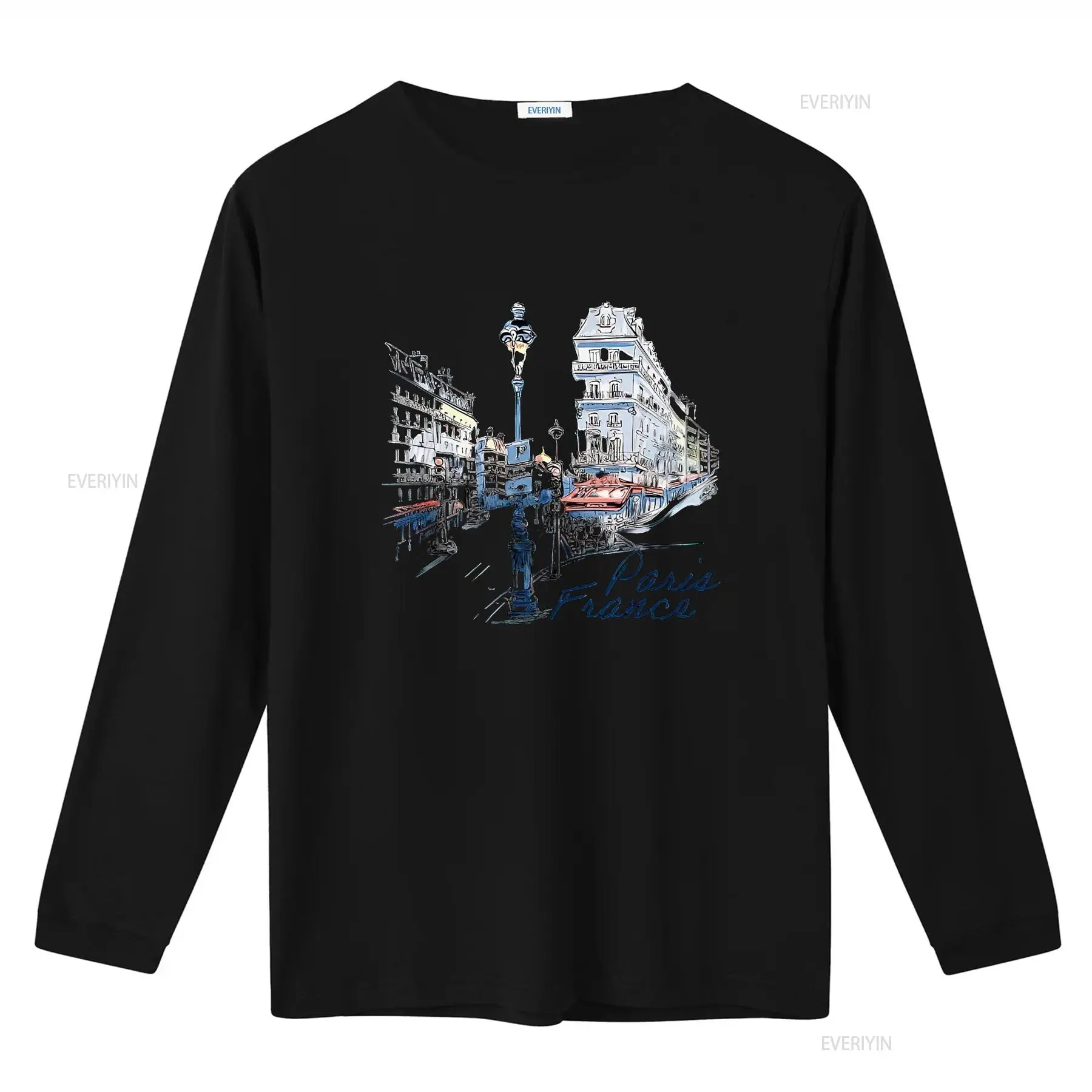 เสื้อยืดลายวินเทจสไตล์ปารีส ฝร - Street Fashion In Paris บทวิจารณ์และราคา