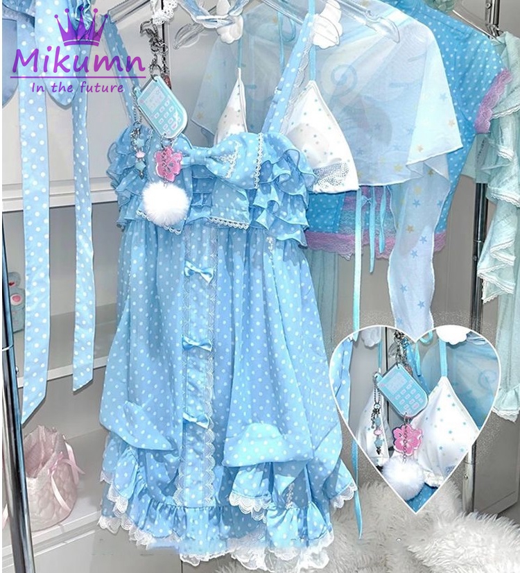 มิกุม ฮาราจูกุ มินิเดรสลายจุดส - Street Fashion In Japan บทวิจารณ์และราคา