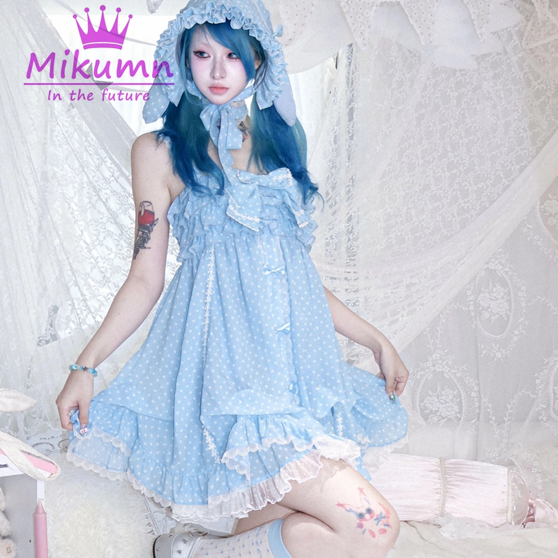มิกุม ฮาราจูกุ มินิเดรสลายจุดส - Street Fashion In Japan บทวิจารณ์และราคา