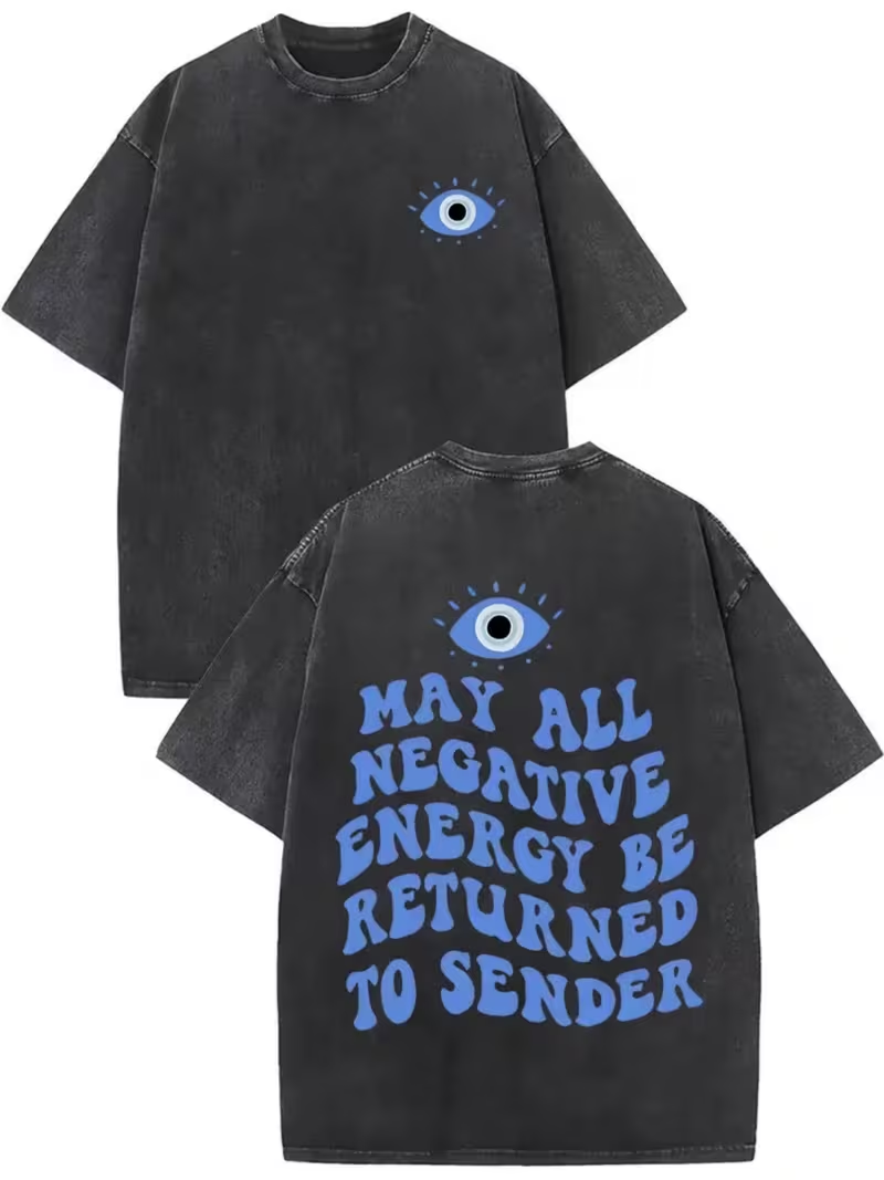 เสื้อยืดกราฟิกตัวอักษรคำคม Blu - Street Style Fashion Quotes บทวิจารณ์และราคา