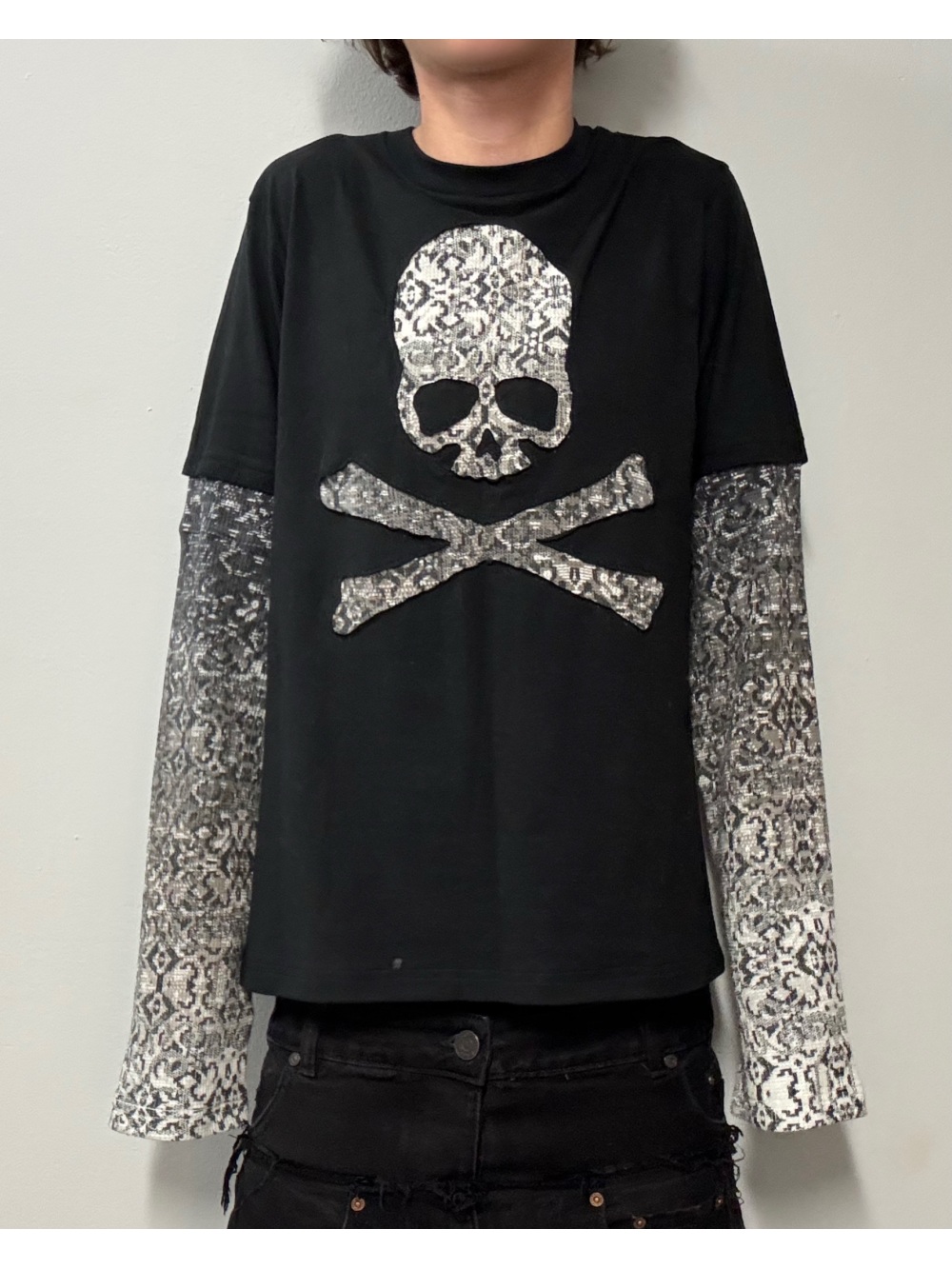 เสื้อแขนยาวลายพรางสไตล์อเมริกั - Street Fashion Punk บทวิจารณ์และราคา