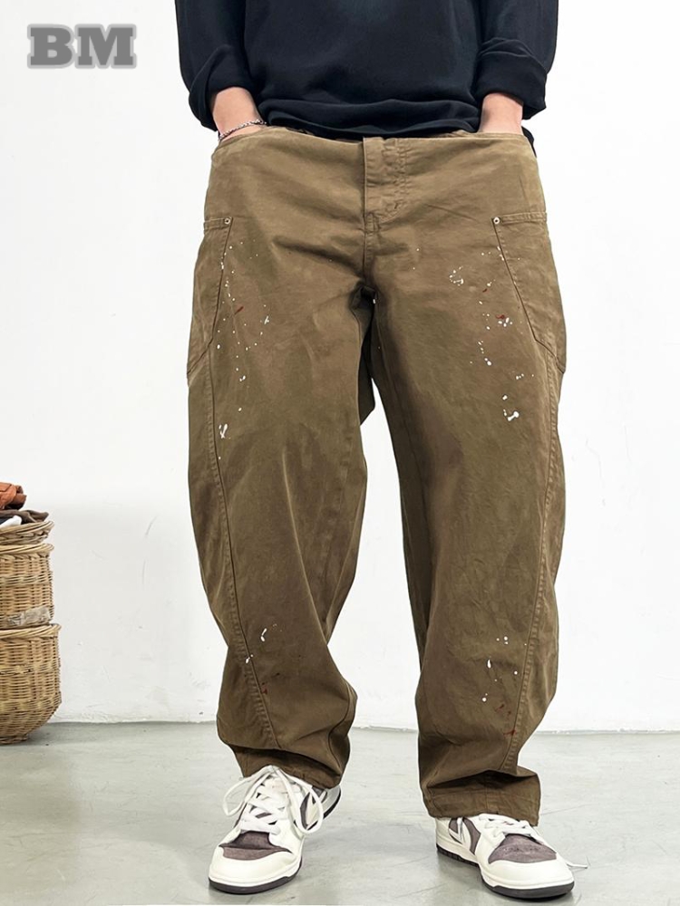 คุณภาพสูงสีจุดกางเกงสําหรับชาย - Street Fashion In Japan บทวิจารณ์และราคา