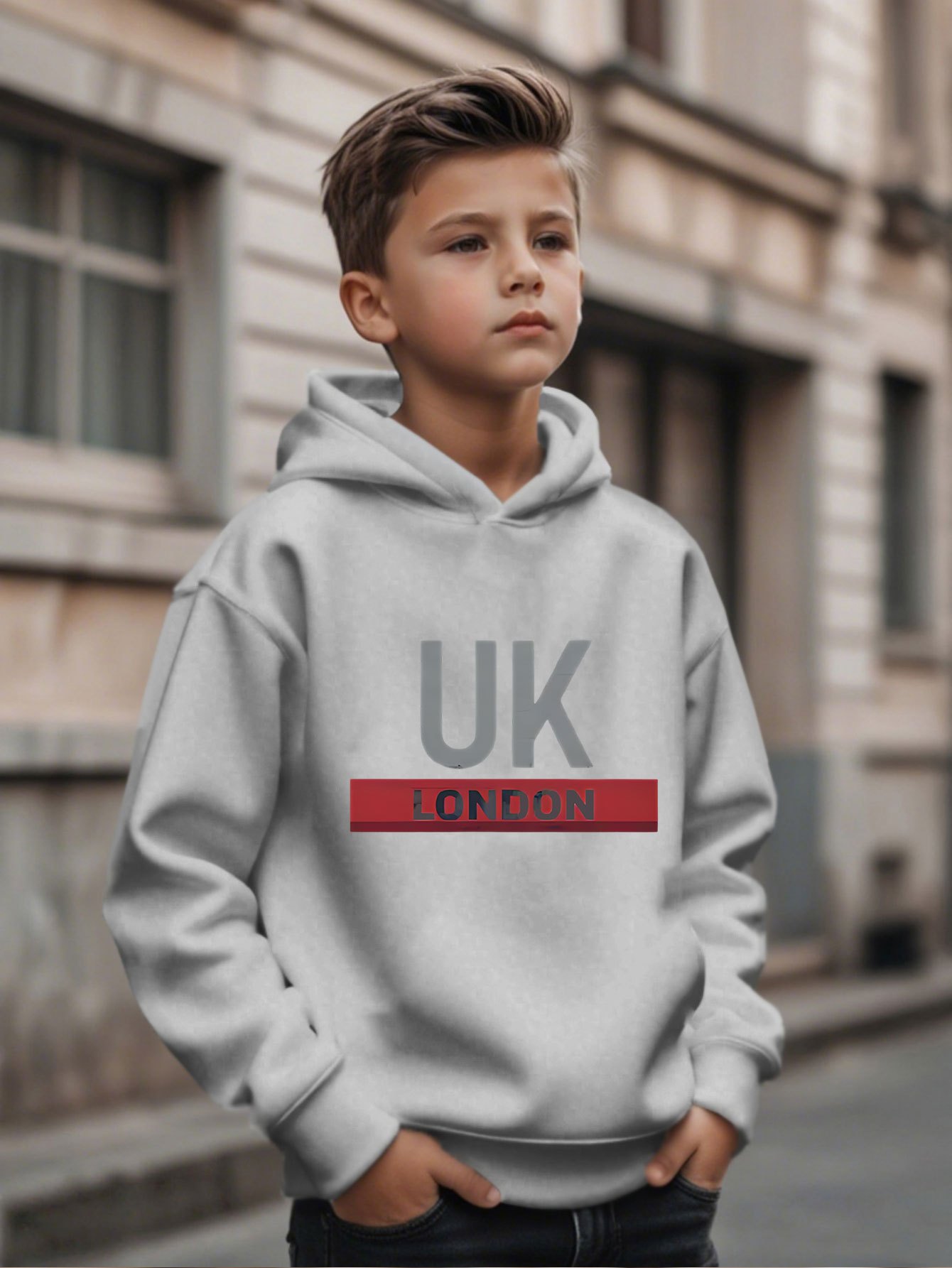 เสื้อฮู้ดพิมพ์ลายจากลอนดอน สหร - Street Fashion In London บทวิจารณ์และราคา