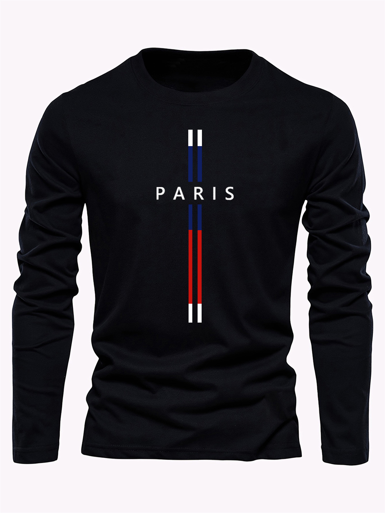 เสื้อยืดแขนยาวคอกลมพิมพ์ลายกรา - Street Fashion In Paris บทวิจารณ์และราคา