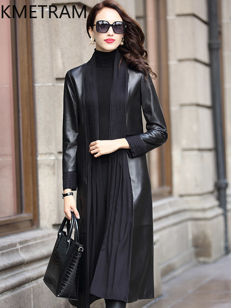 เสื้อแจ็คเก็ตหนังแกะแท้ 100% ส - Street Fashion Fall 2025 บทวิจารณ์และราคา