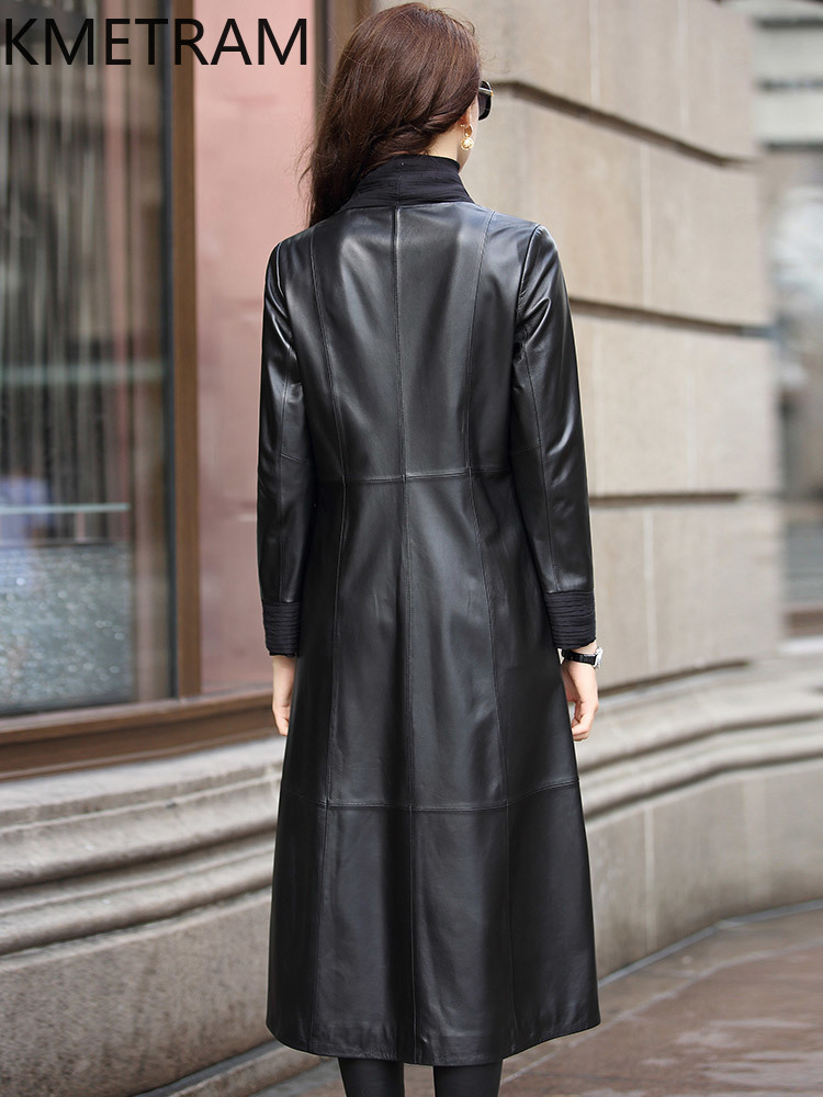 เสื้อแจ็คเก็ตหนังแกะแท้ 100% ส - Street Fashion Fall 2025 บทวิจารณ์และราคา
