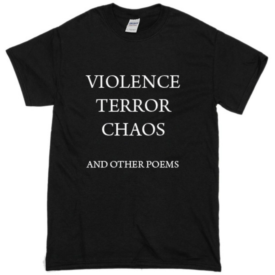 อาชญากรรม Terror Chaos และบทกว - Street Style Fashion Quotes บทวิจารณ์และราคา