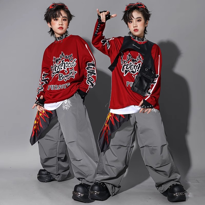 เสื้อสเวตเชิ้ต K-pop สำหรับเด็ - Street Fashion For Boy บทวิจารณ์และราคา