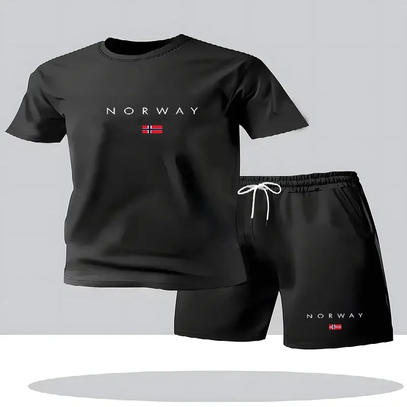 ชุดเซ็ต 2 ชิ้น เสื้อยืดแขนสั้น - Street Fashion Shanghai บทวิจารณ์และราคา