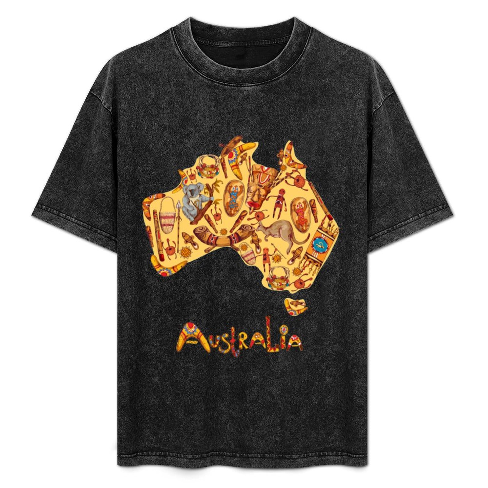ธงชาติอะบอริจิน แผนที่อะบอริจิ - Street Fashion Australia บทวิจารณ์และราคา