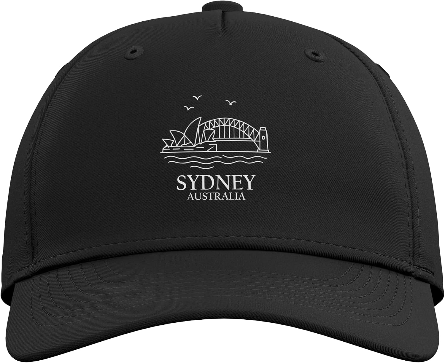 หมวกเบสบอลปรับได้ลายเส้นขอบเมื - Street Fashion Australia บทวิจารณ์และราคา