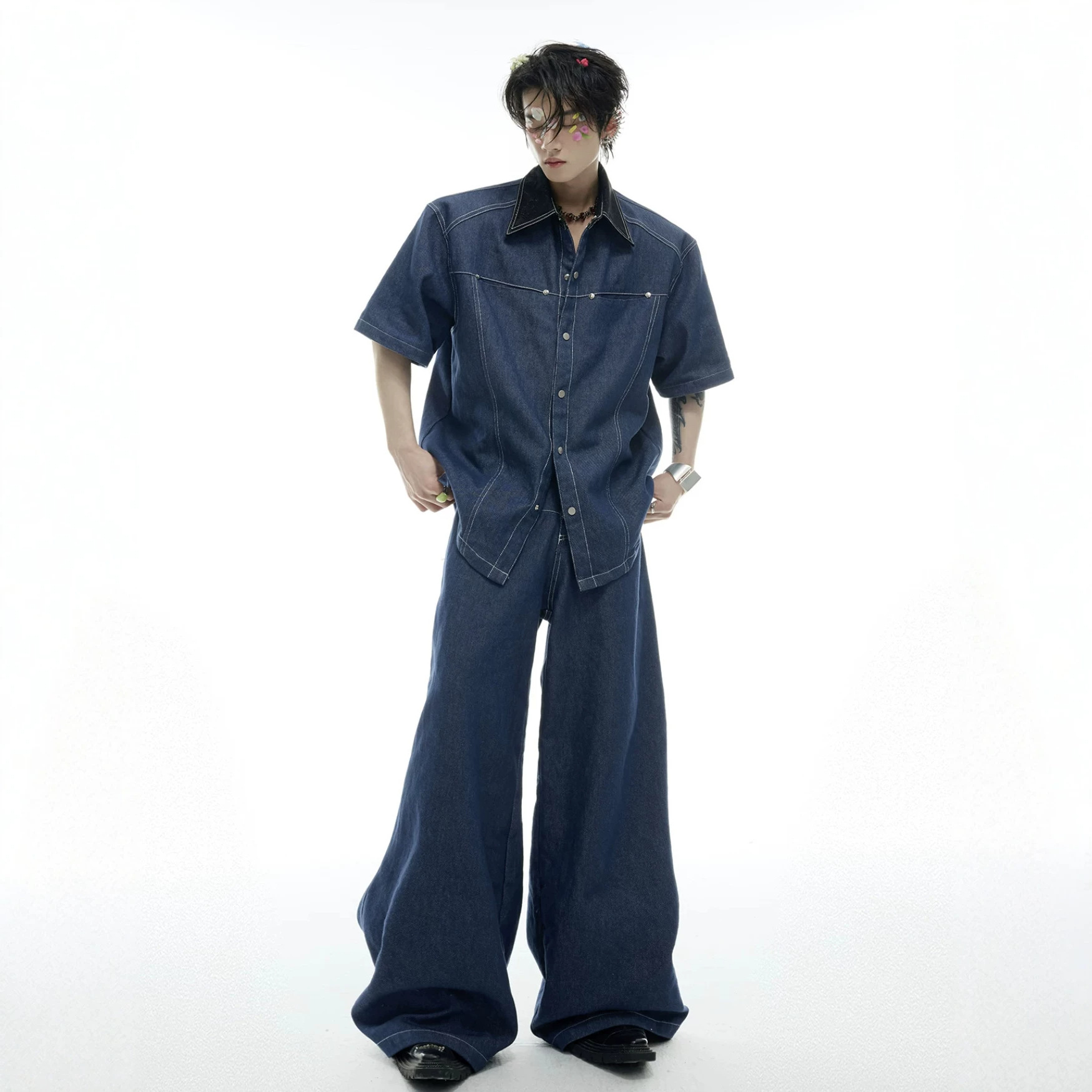 ชุดเซ็ตยีนส์ผู้ชายสไตล์อเมริกั - Street Fashion American บทวิจารณ์และราคา