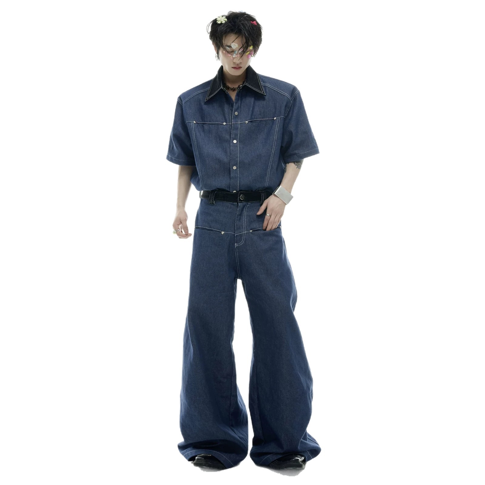 ชุดเซ็ตยีนส์ผู้ชายสไตล์อเมริกั - Street Fashion American บทวิจารณ์และราคา
