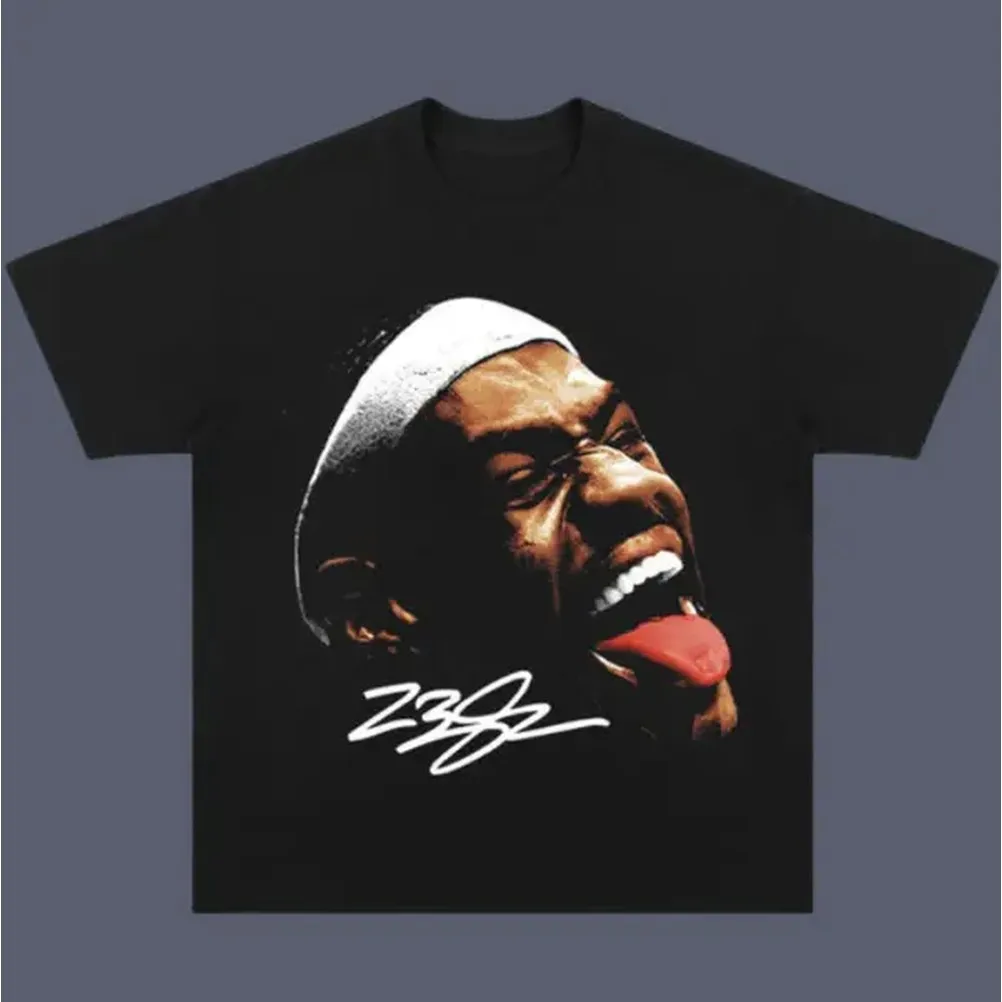 เสื้อยืดวินเทจเรโทรเลอบรอนเจมส - Street Fashion Mood บทวิจารณ์และราคา