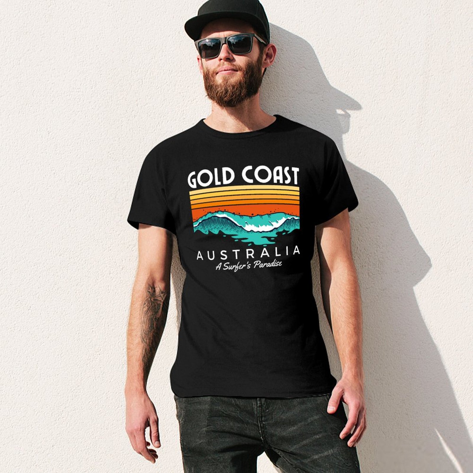 โกลด์โคสต์ ออสเตรเลีย เสื้อยืด - Street Fashion Australia บทวิจารณ์และราคา