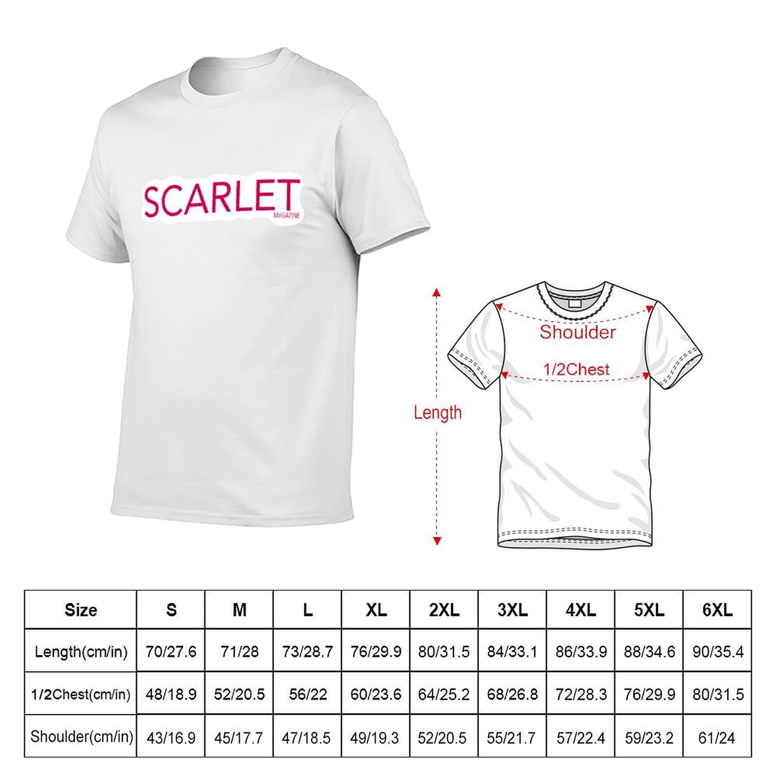 เสื้อยืดสการ์เล็ตแมกกาซีน เสื้ - Street Fashion Magazines บทวิจารณ์และราคา