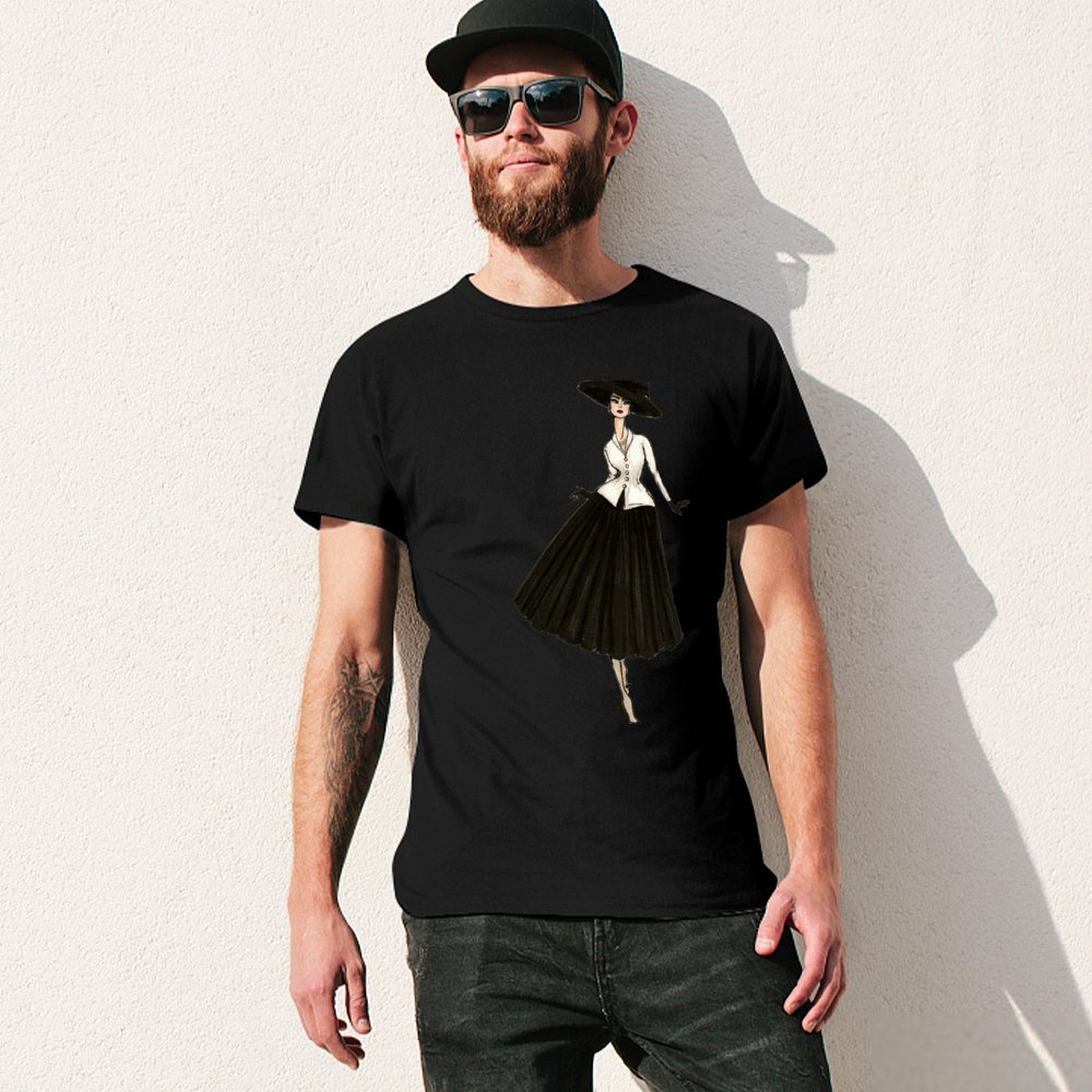 เสื้อยืดลายภาพประกอบแฟชั่นสไตล - Street Fashion In Paris บทวิจารณ์และราคา