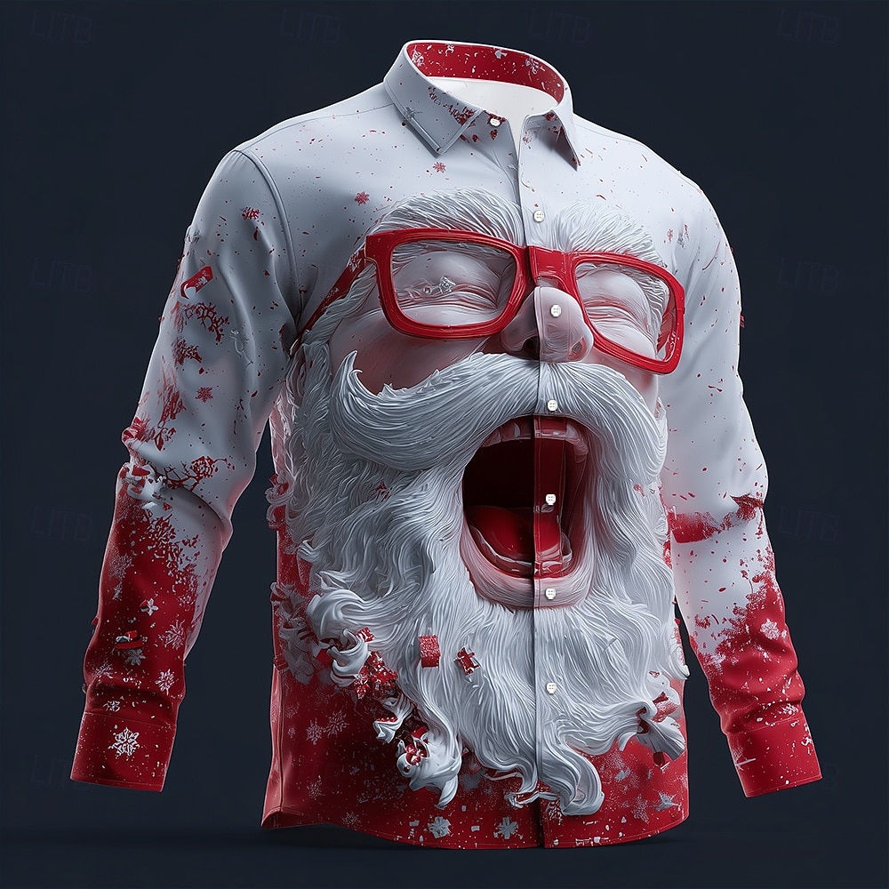 เสื้อเชิ้ตแขนยาวลายกราฟิก 3 มิ - Street Fashion Fall 2025 บทวิจารณ์และราคา