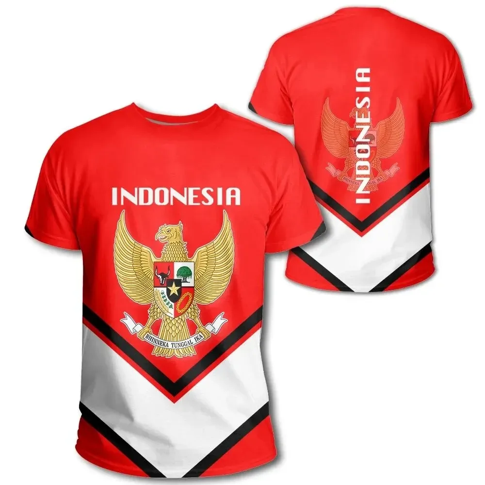 ธงอินโด 3D Heraldic พิมพ์เสื้อ - Street Fashion For Boy บทวิจารณ์และราคา
