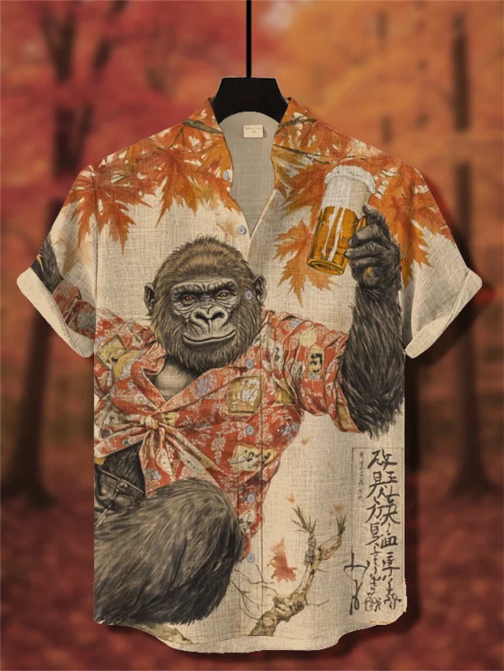 เสื้อเชิ้ตผ้าลินินแขนสั้นสำหรั - Street Fashion Shanghai บทวิจารณ์และราคา