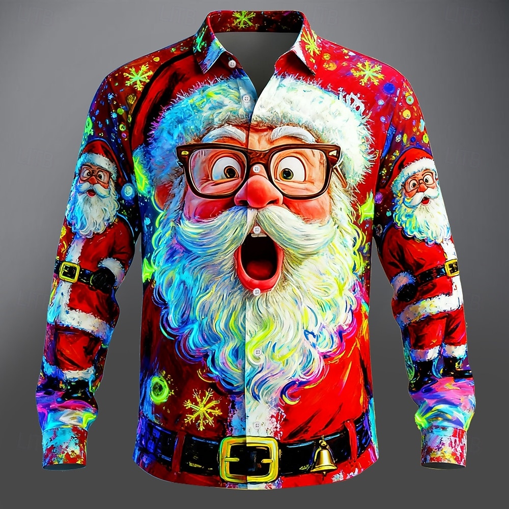 เสื้อเชิ้ตแขนยาวลายกราฟิก 3 มิ - Street Fashion Fall 2025 บทวิจารณ์และราคา