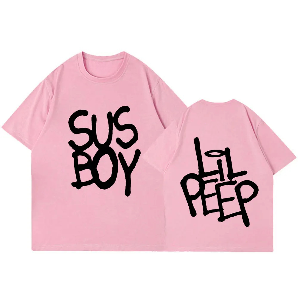 เสื้อยืดสีชมพู Lil Peep Sus Bo - Street Fashion For Boy บทวิจารณ์และราคา