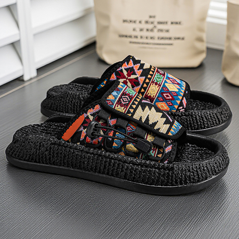 รองเท้าแตะกลางแจ้งสไตล์ยุโรปแล - Street Fashion American บทวิจารณ์และราคา