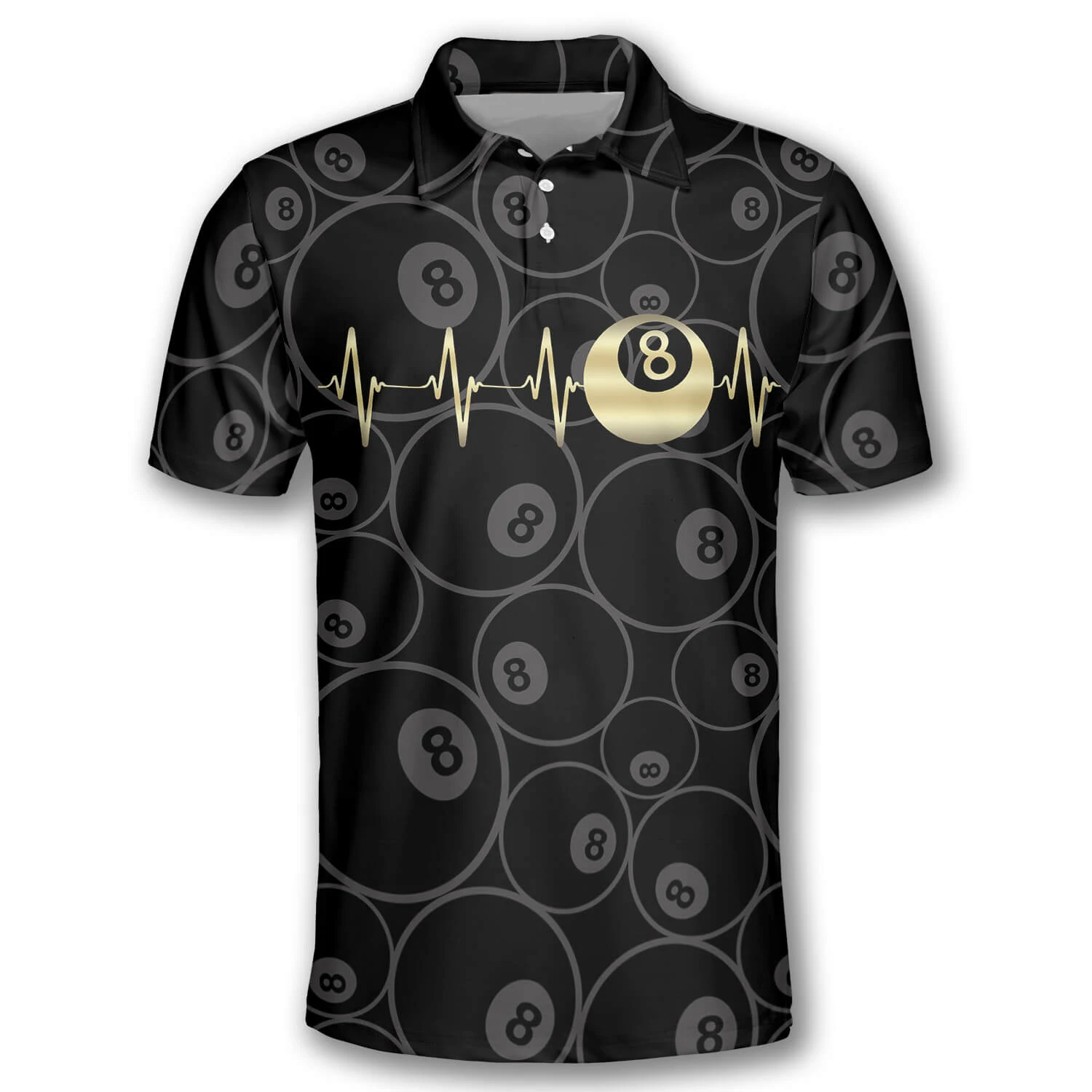 3D การพิมพ์บิลเลียดเสื้อโปโล H - Street Fashion Mood บทวิจารณ์และราคา