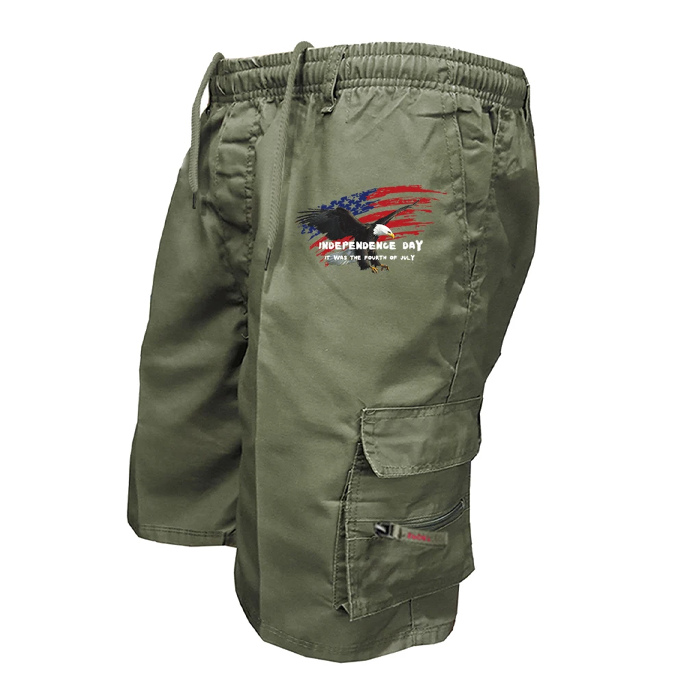 กางเกงขาสั้นคาร์โก้สไตล์ทหารสำ - Street Fashion American บทวิจารณ์และราคา