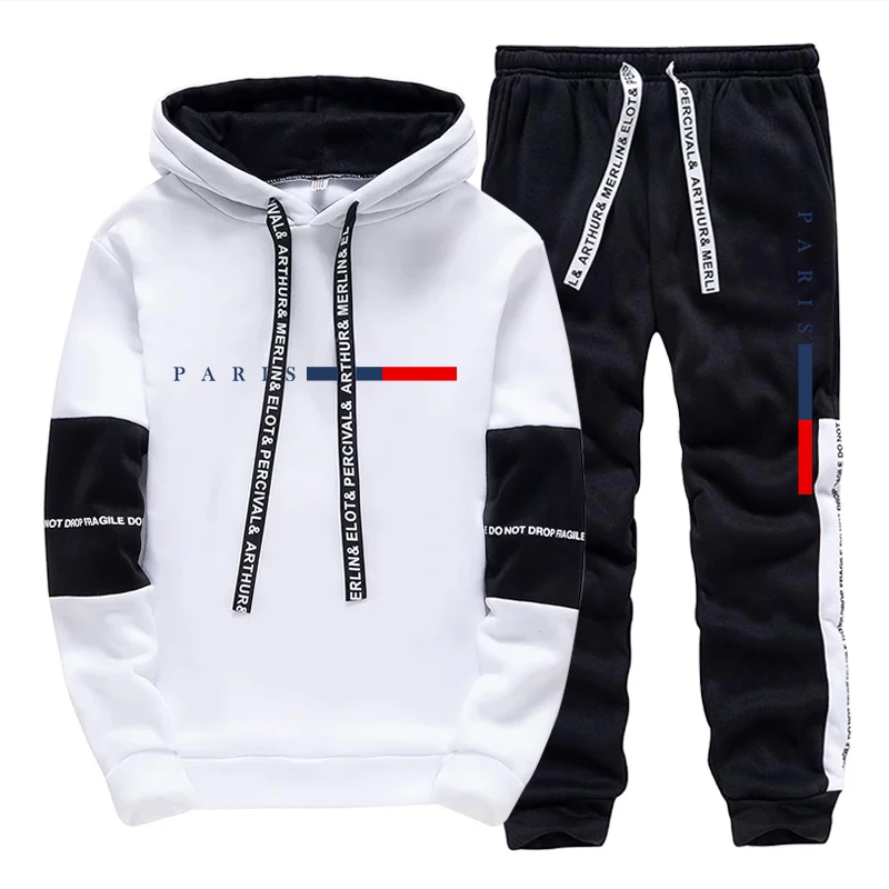 ชุดเซ็ตผู้ชาย/เสื้อฮู้ด/กางเกง - Street Fashion In Paris บทวิจารณ์และราคา