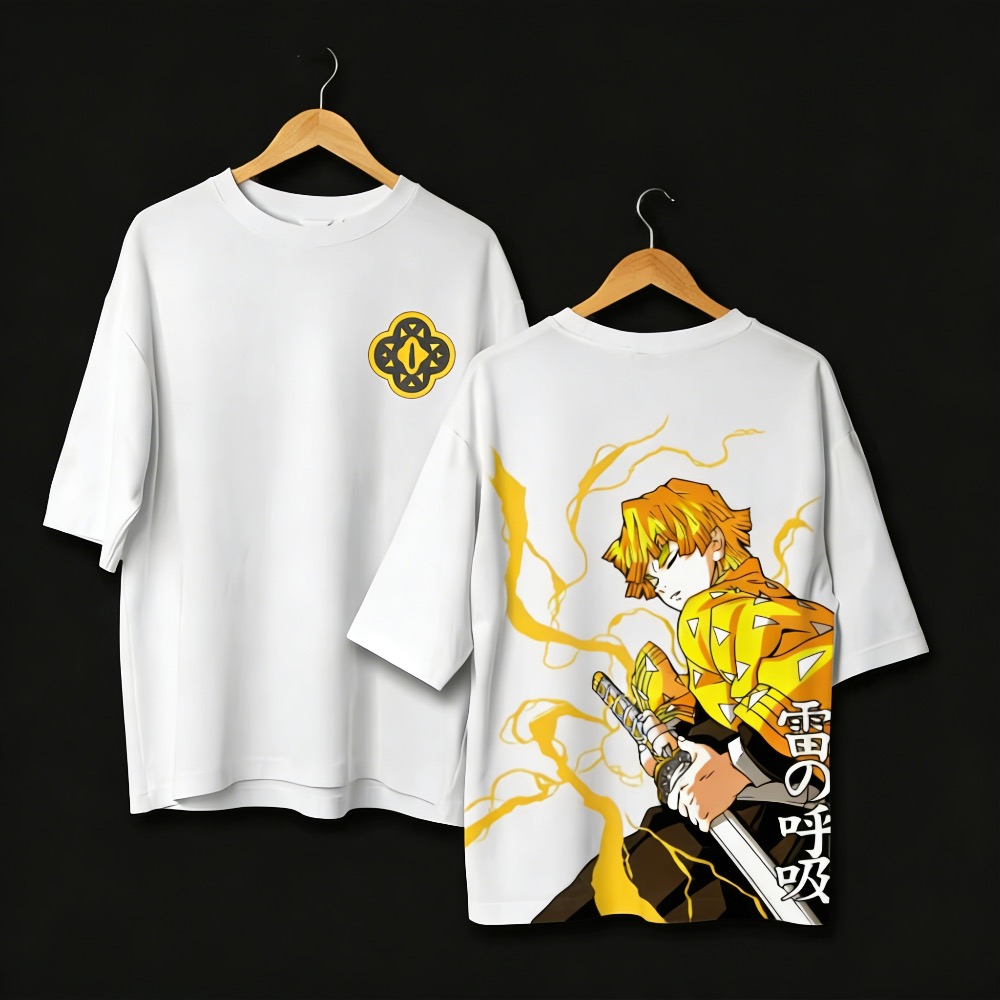 เสื้อยืดลายอนิเมะ Demon Slayer - Street Fashion Kids บทวิจารณ์และราคา