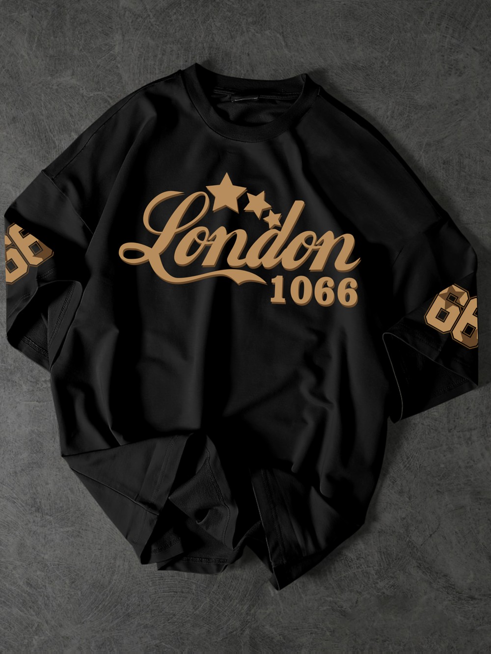เสื้อยืดคอกลมผู้ชายสไตล์อเมริก - Street Fashion In London บทวิจารณ์และราคา