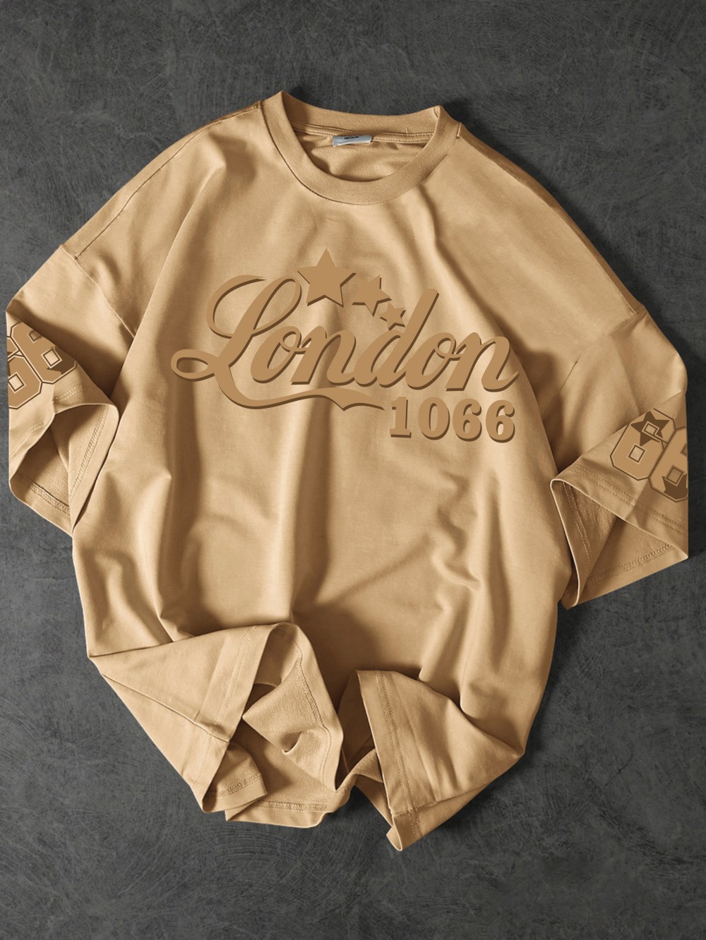 เสื้อยืดคอกลมผู้ชายสไตล์อเมริก - Street Fashion In London บทวิจารณ์และราคา