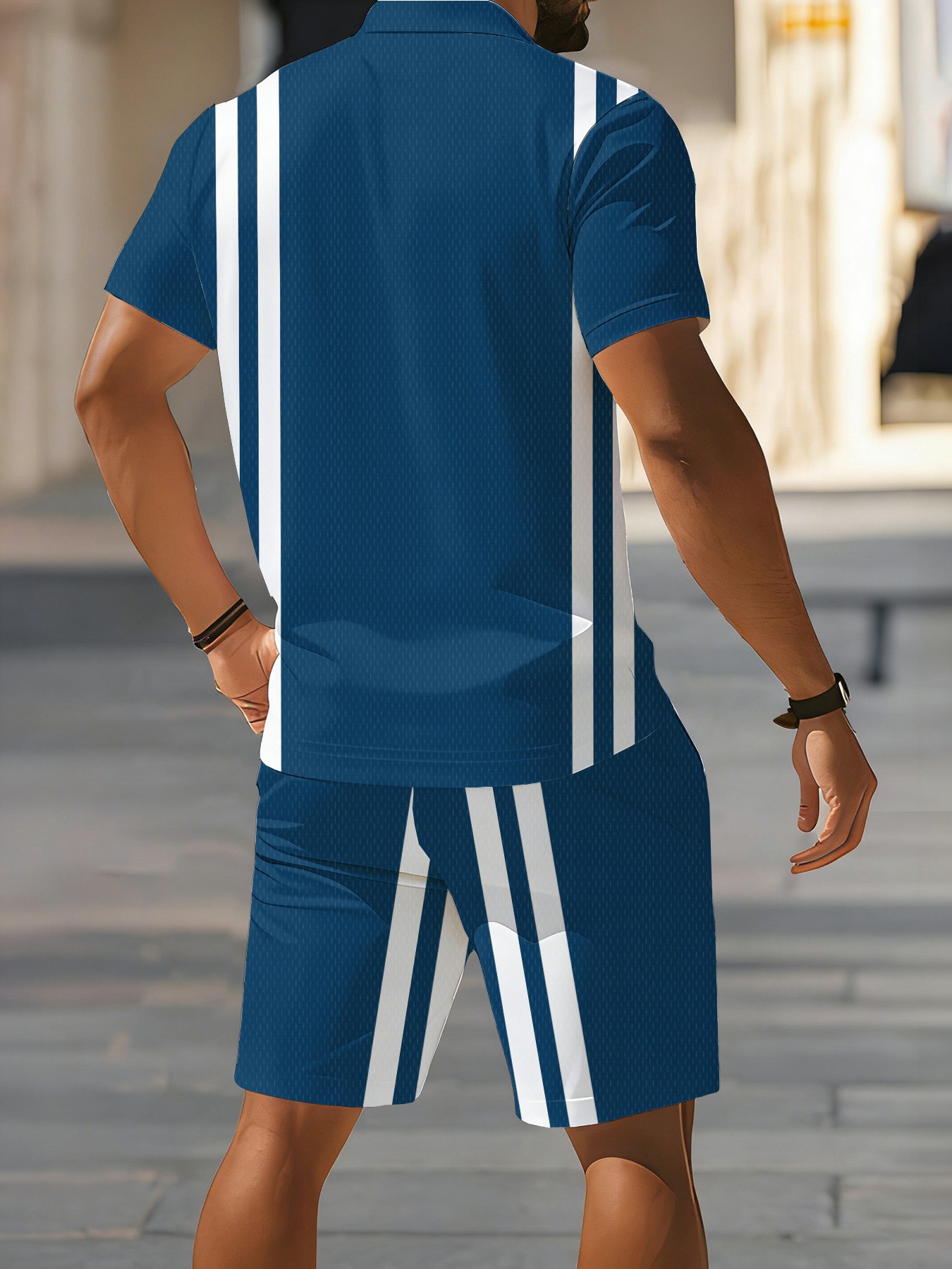 เสื้อโปโลแขนสั้นผู้ชายดีไซน์ให - Street Fashion American บทวิจารณ์และราคา