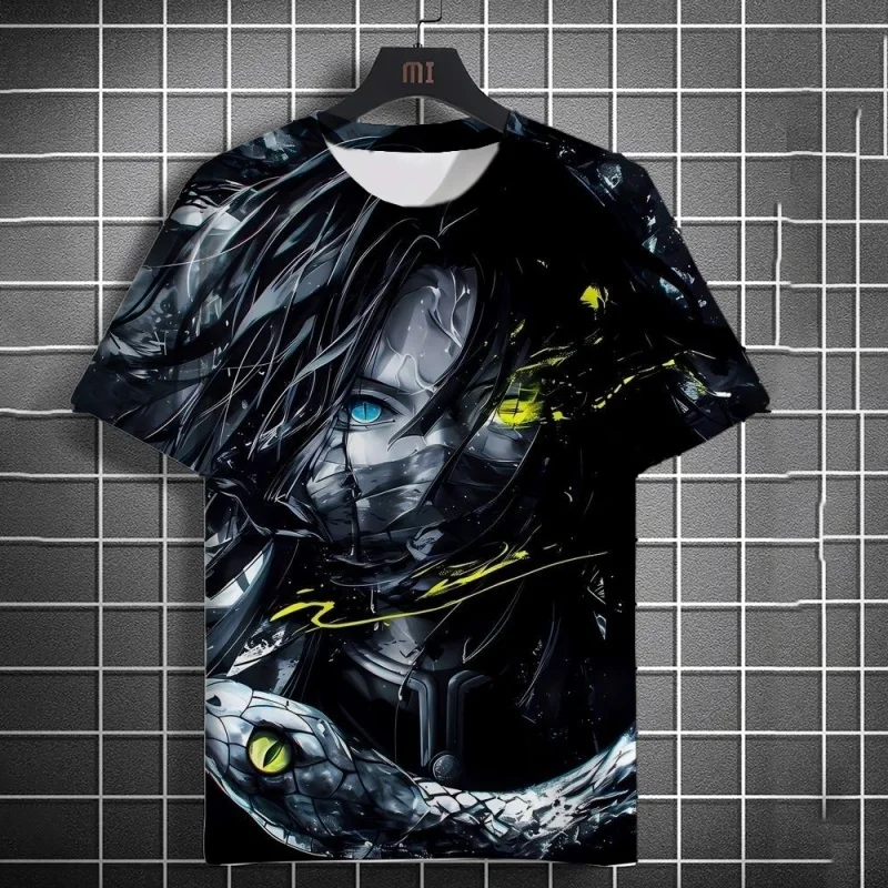 เสื้อยืดพิมพ์ลาย 3 มิติ ลายงูผ - Street Fashion For Boy บทวิจารณ์และราคา