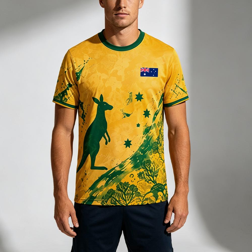 เสื้อยืดพิมพ์ลายธงออสเตรเลียให - Street Fashion Australia บทวิจารณ์และราคา