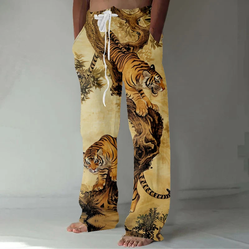กางเกงขายาวพิมพ์ลายเครนสไตล์ญี - Street Fashion In Japan บทวิจารณ์และราคา