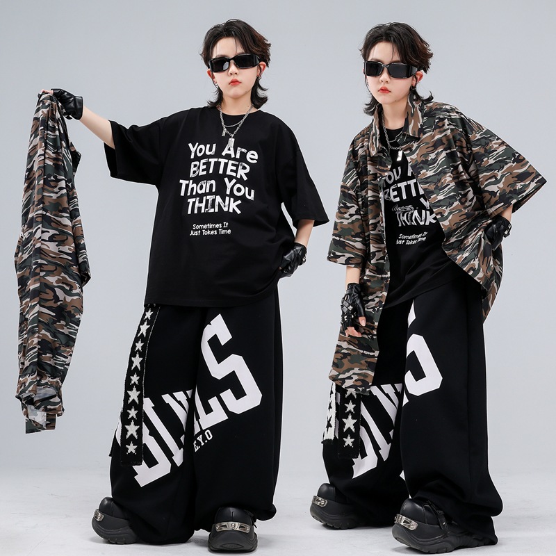 เสื้อผ้าฮิปฮอปใหม่สำหรับเด็กผู - Street Fashion For Boy บทวิจารณ์และราคา